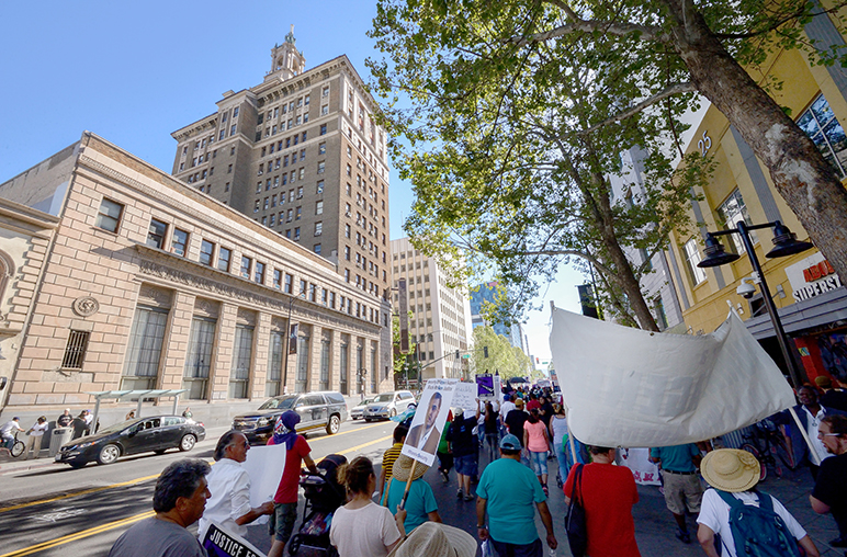 Photo Gallery: May Day Crowds Take to the Streets of San Jose