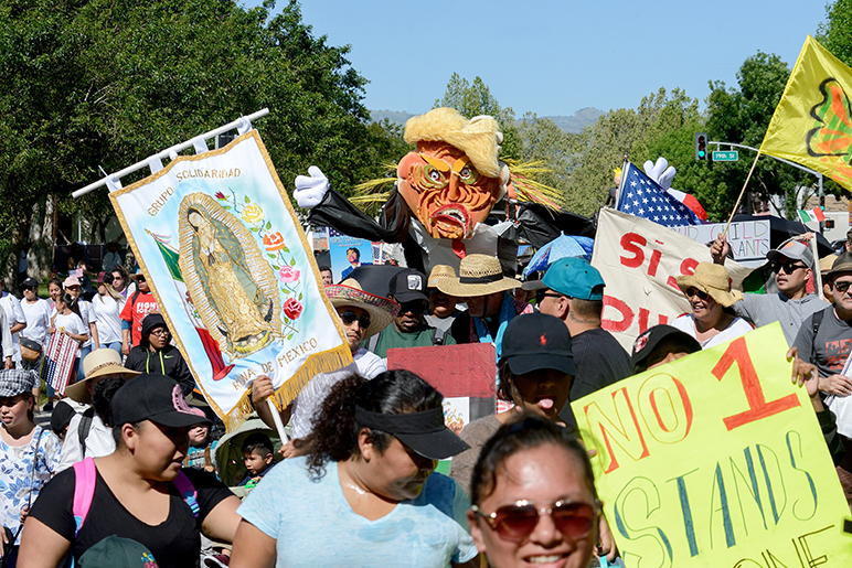 Photo Gallery: May Day Crowds Take to the Streets of San Jose