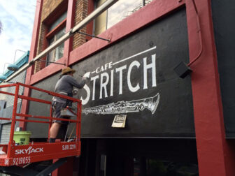 Cafe Stritch sign