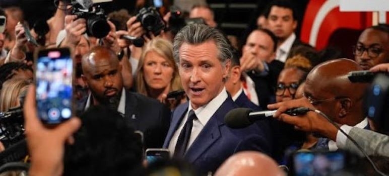 Image for display with article titled Newsom for President? Here Are His Political Assets and Liabilities